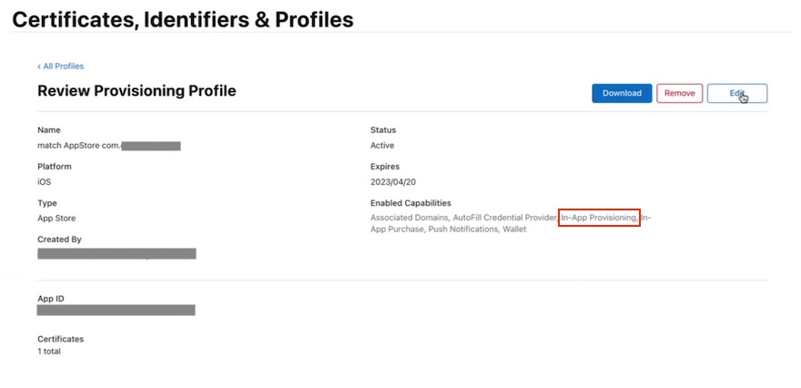 Apple Developer Provisioning Profiles