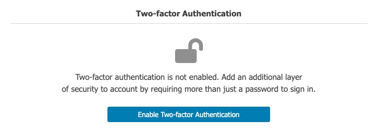 MSP - Enable Two-factor Authentication