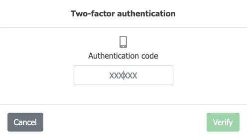 MSP - Sign in two-factor authentication